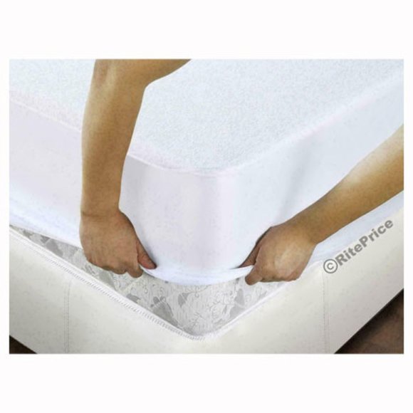 Vinyl Mattress Protector-Waterproof & Dust Mite Proof Durable Cover- Full Size - Picture 6 of 11